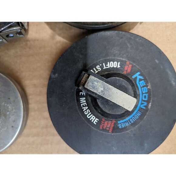Vintage Tape measure lot of 4 Stanley Keson Trustworthy  Lufkin tools - Picture 5 of 9